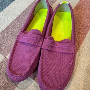 Rothy's Vibrant Magenta Lilac Loafers